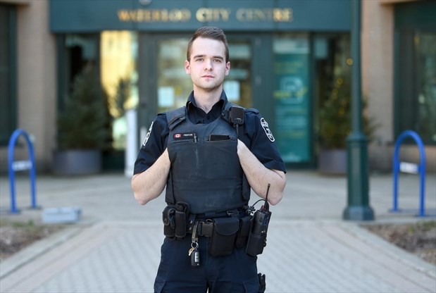 Waterloo bylaw officer Ben Fenton